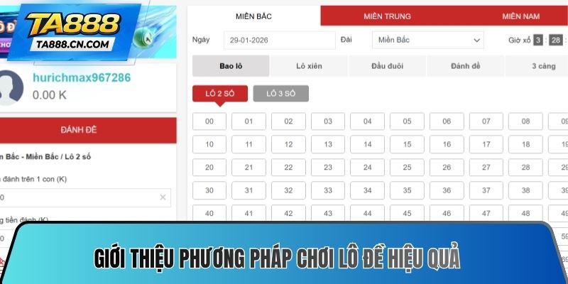 Giới thiệu phương pháp chơi lô đề hiệu quả