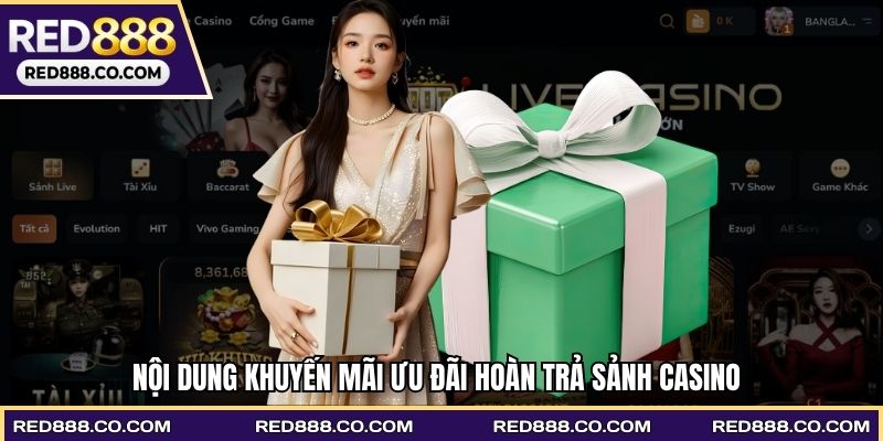 Nội dung cụ thể về sự kiện hoàn trả sảnh casino tại nhà cái uy tín