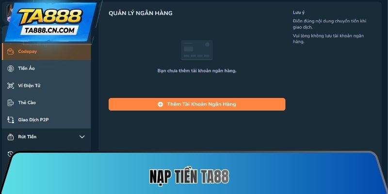 Nạp tiền TA88