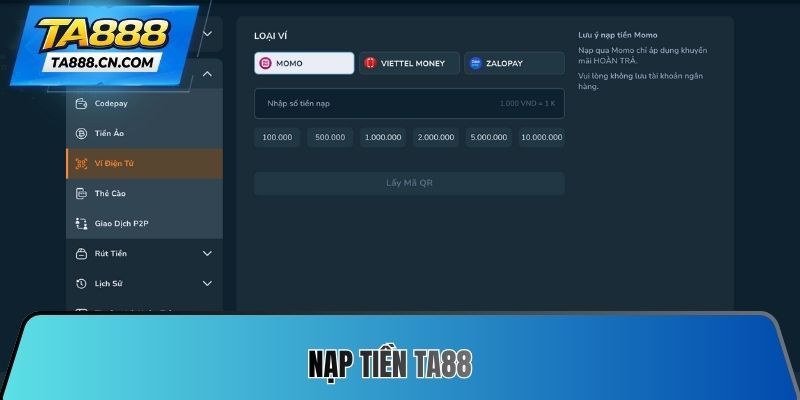 Nạp tiền TA88