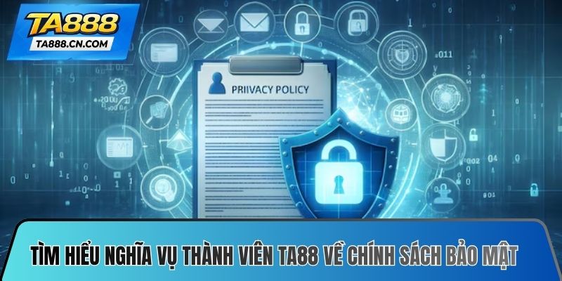 Tìm hiểu nghĩa vụ thành viên TA88 về chính sách bảo mật