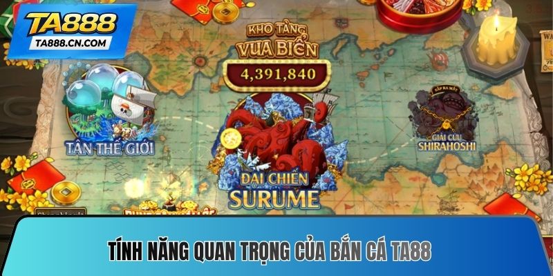 Tính năng quan trọng của Bắn cá TA88